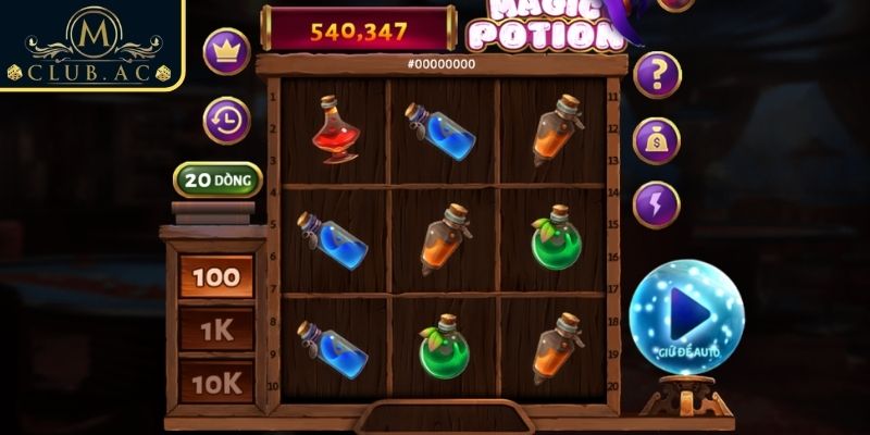 Lọ Nước Thần MClub – Trải Nghiệm Game Mini Slot Hấp Dẫn 2 Khả năng thắng cao minh bạch